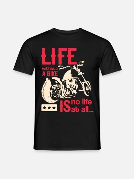 motorcycle - Men's T-Shirt - black