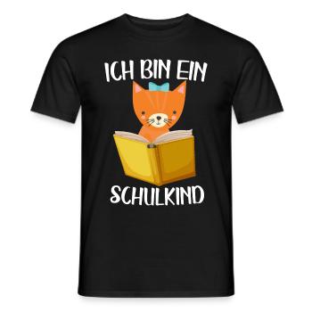 Schulanfang Erste Klasse einschulung - Männer T-Shirt - Schwarz - Vorne - AI Model Male 178 light (178cm)