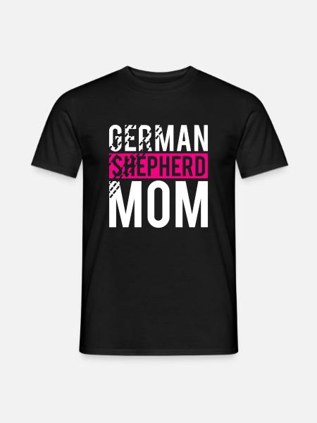 Deutscher Schäferhund I Schäferhundwelpen - Männer T-Shirt - Schwarz