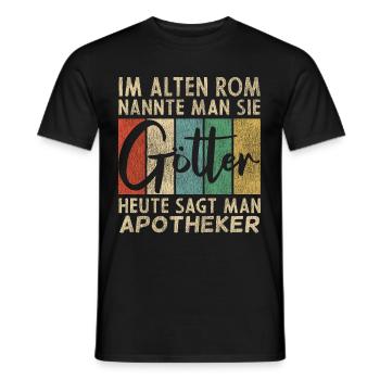 Lustige Apotheker Sprüche - Männer T-Shirt - Schwarz - Vorne - AI Model Male 178 light (178cm)