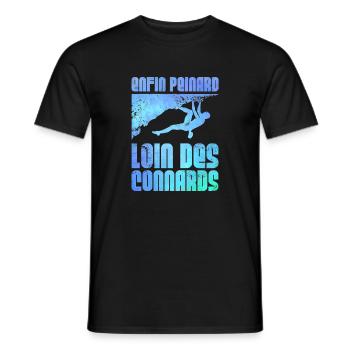 Endlich ruhiges Klettern - Männer T-Shirt - Schwarz - Vorne - AI Model Male 178 light (178cm)