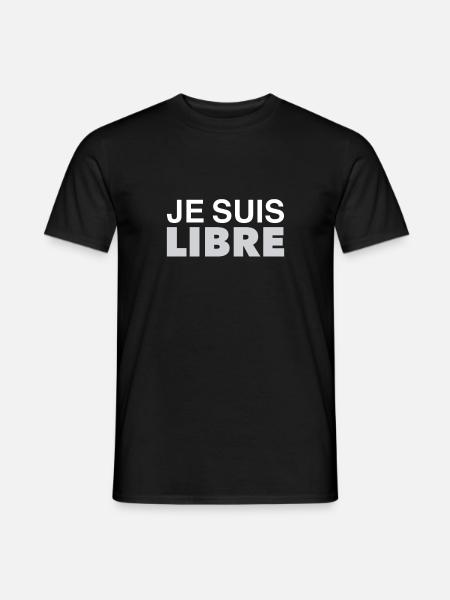 Je suis libre - T-shirt homme - noir