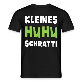 Kleines Huhu Schratti Edition - Männer T-Shirt - Schwarz - Vorne - AI Model Male 178 light (178cm)