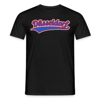 Dusseldorf College - Men's T-Shirt - black - Front - AI Model Male 178 light (178cm)