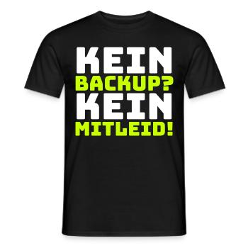 Informatiker Informatik Programmierer Entwickler - Männer T-Shirt - Schwarz - Vorne - AI Model Male 178 light (178cm)