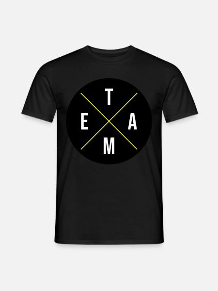Cercle d’équipe - T-shirt homme - noir