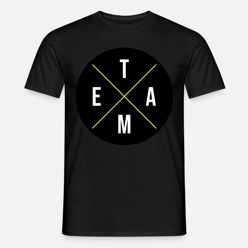 Team Circle - Men's T-Shirt - black
