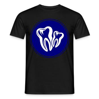 Dentiste Dentiste Dentaire Icône - T-shirt homme - noir - Devant - AI Model Male 178 light (178cm)