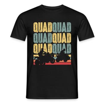 Quad Quad Sport - T-shirt homme - noir - Devant - AI Model Male 178 light (178cm)