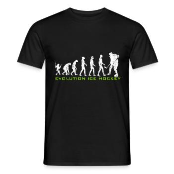 Evolution Hockey sur Glace - T-shirt homme - noir - Devant - AI Model Male 178 light (178cm)