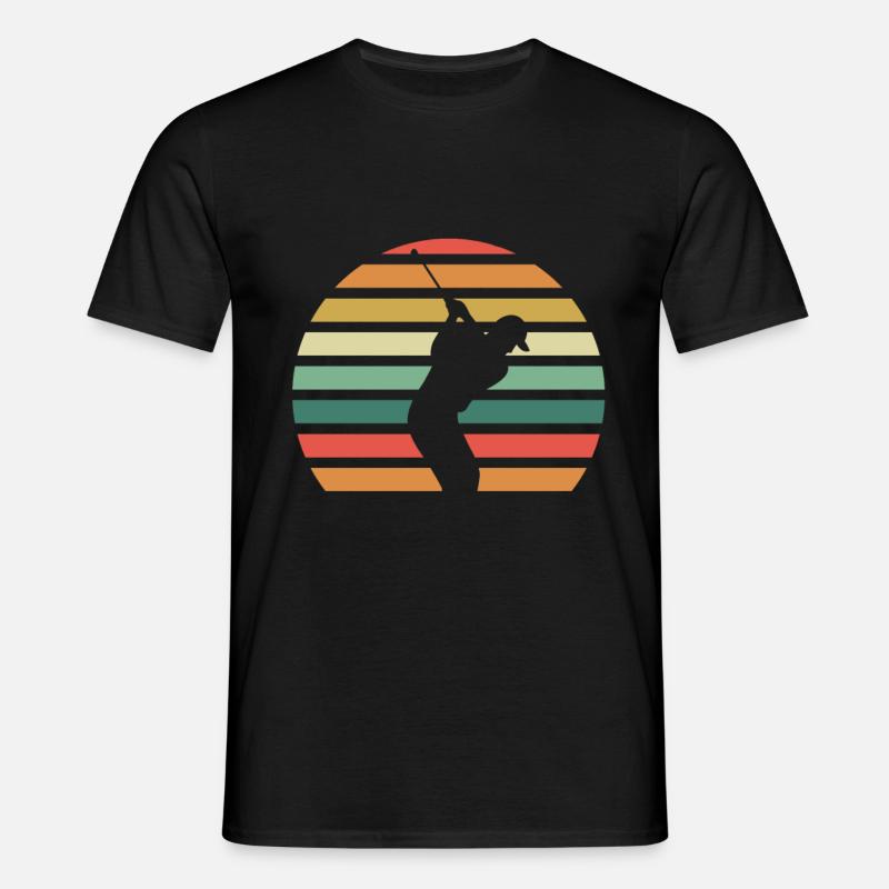 Golf - Männer T-Shirt - Schwarz