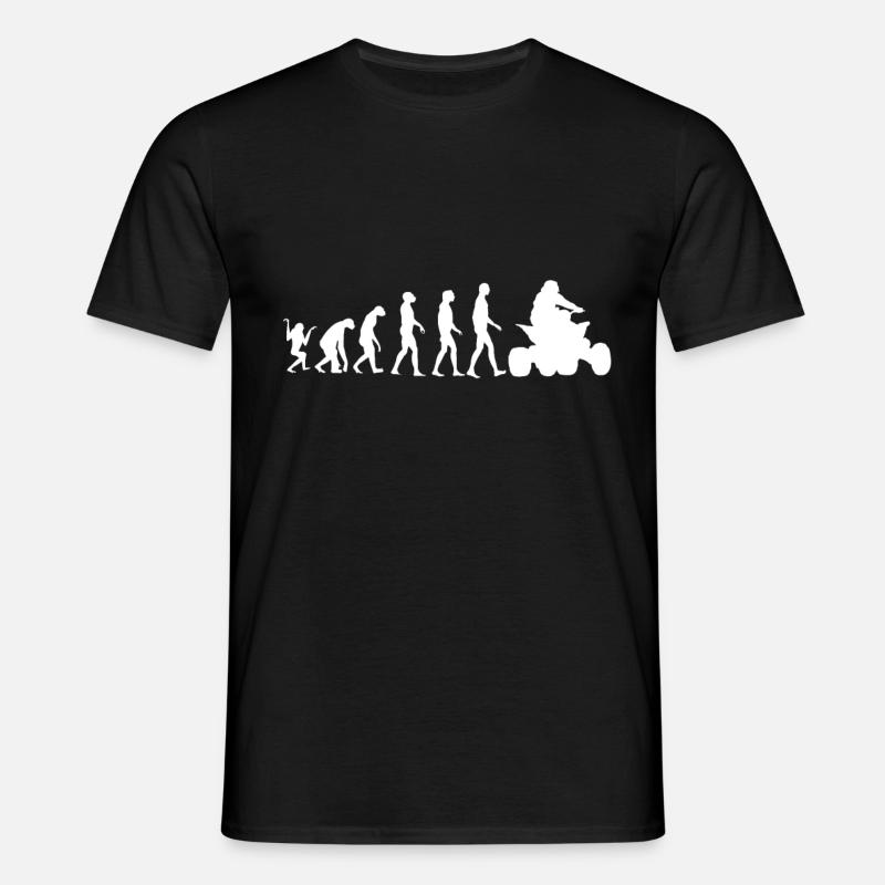 Quad ATV Evolution - Men's T-Shirt - black