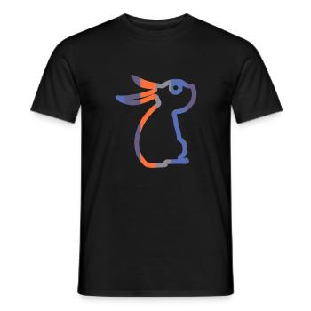 Hare - Men's T-Shirt - black - Front - AI Model Male 178 light (178cm)