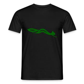 squirrel - Men's T-Shirt - black - Front - AI Model Male 178 light (178cm)