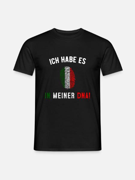 Italien Italienisch Herkunft Nationalität Geschenk - Männer T-Shirt - Schwarz