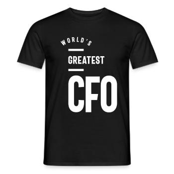 Le plus grand directeur financier du monde - T-shirt homme - noir - Devant - AI Model Male 178 light (178cm)