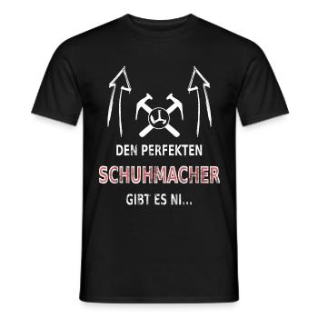 Schuhmacher Schuster Meister Lehrling - Männer T-Shirt - Schwarz - Vorne - AI Model Male 178 light (178cm)