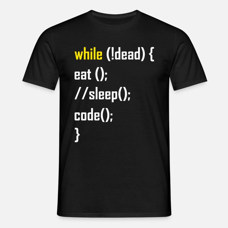 Programmer programming gift - Men's T-Shirt - black