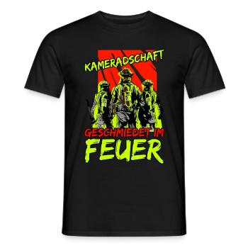 Feuerwehrtrupp Geschenk Spruch Feuerwehr - Männer T-Shirt - Schwarz - Vorne - AI Model Male 178 light (178cm)