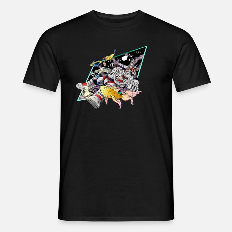 Cosmo - Männer T-Shirt - Schwarz