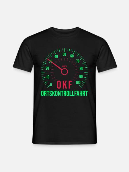 OKF Ortskontrollfahrt Ort kontrollfahrt - Männer T-Shirt - Schwarz