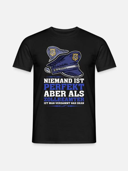 Zoll Zollbeamter Geschenk Zollamt - Männer T-Shirt - Schwarz