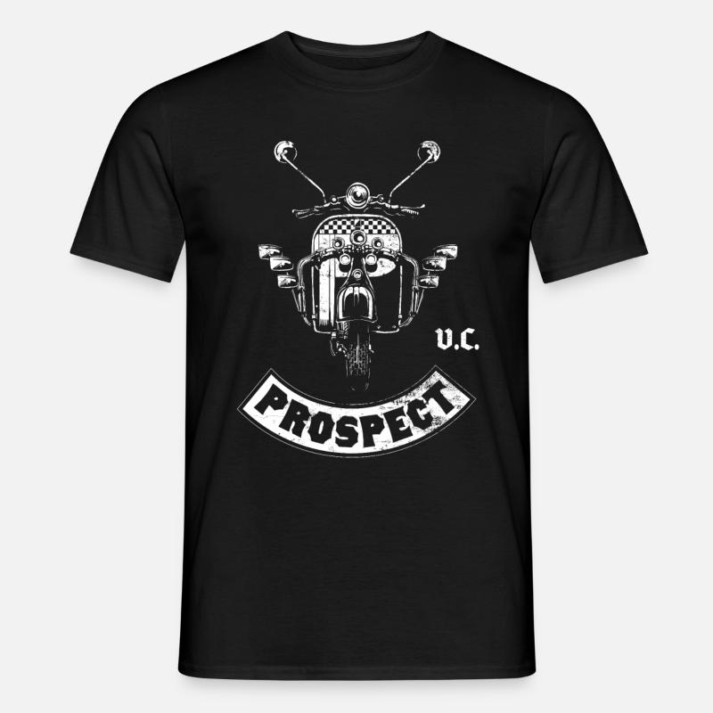 Scooter Roller Mod MC - Männer T-Shirt - Schwarz