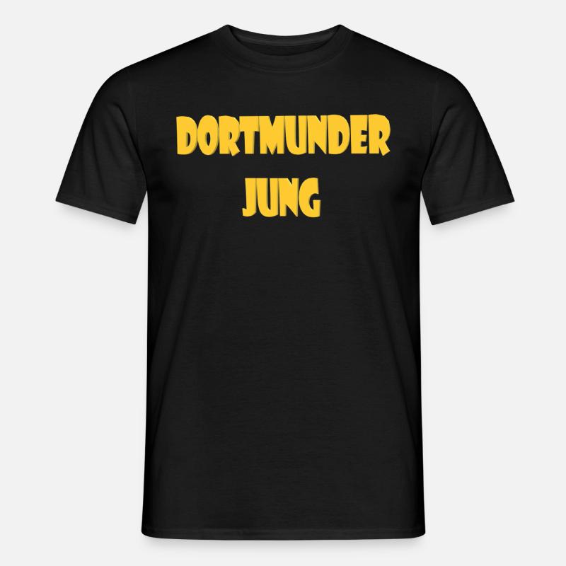 Dortmunder Jung - Männer T-Shirt - Schwarz