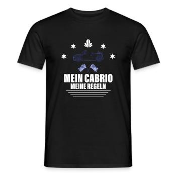 My convertible my rules - Men's T-Shirt - black - Front - AI Model Male 178 light (178cm)