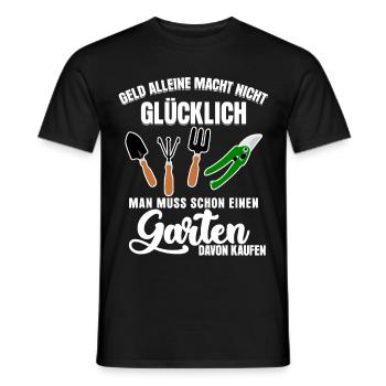 Galabau Spruch Landschaftsgärtner Garten - Männer T-Shirt - Schwarz - Vorne - AI Model Male 178 light (178cm)