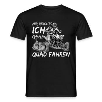 Mir Reichts Ich Gehe Quad Fahren Geschenk - Männer T-Shirt - Schwarz - Vorne - AI Model Male 178 light (178cm)