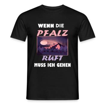 PFALZ PFÄLZER - Männer T-Shirt - Schwarz - Vorne - AI Model Male 178 light (178cm)