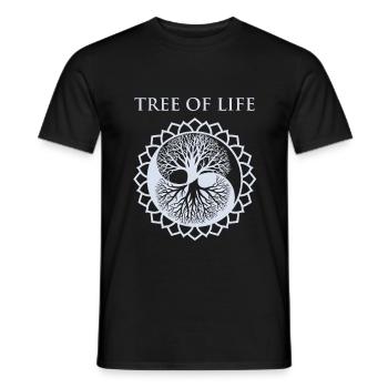 Tree of life - Männer T-Shirt - Schwarz - Vorne - AI Model Male 178 light (178cm)