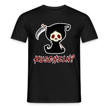 Sensenmann Spruch lustig - Männer T-Shirt - Schwarz - Vorne - AI Model Male 178 light (178cm)