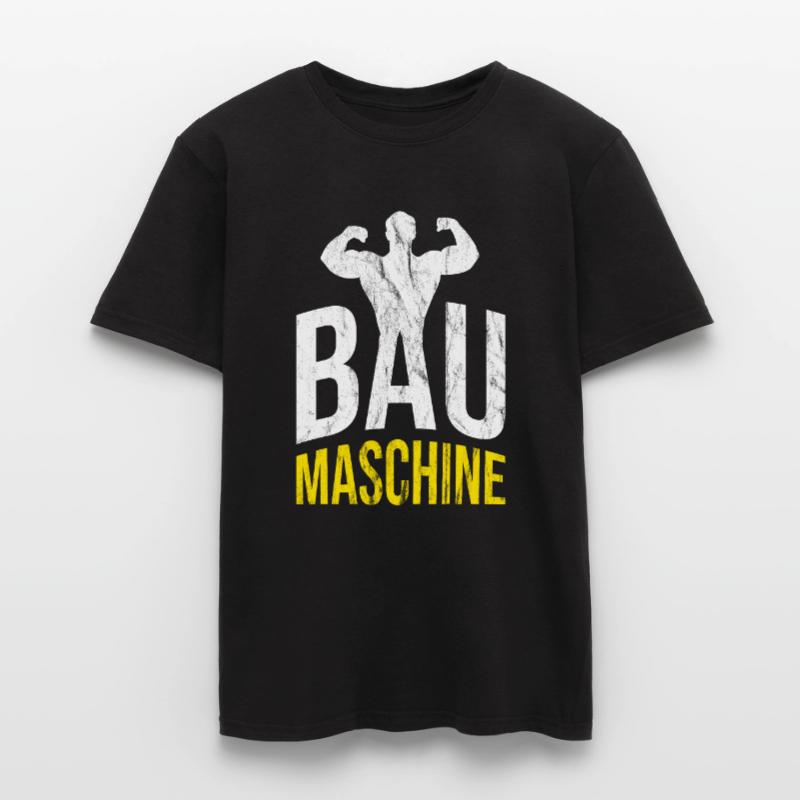 Construction d’une machine à bâtir Construction Maître d’ouvrage T-shirt homme