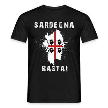 Sardinien Sardegna Urlaub Spruch - Männer T-Shirt - Schwarz - Vorne - AI Model Male 178 light (178cm)