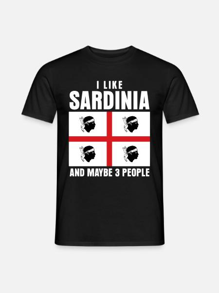 Vacances en Sardaigne Sardaigne - T-shirt homme - noir