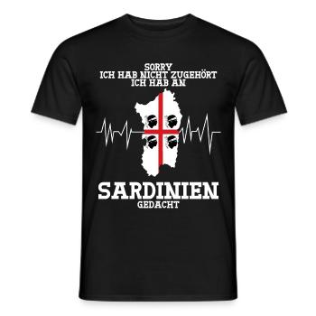Sardinien Italien Urlaub Insel - Männer T-Shirt - Schwarz - Vorne - AI Model Male 178 light (178cm)