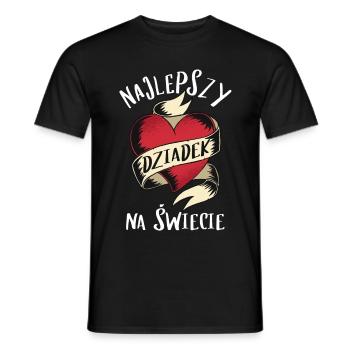 Bester polnischer Opa Najlepszy dziadek na swiecie - Männer T-Shirt - Schwarz - Vorne - AI Model Male 178 light (178cm)