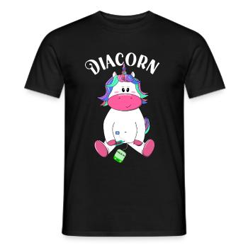 Diacorn - T-shirt homme - noir - Devant - AI Model Male 178 light (178cm)