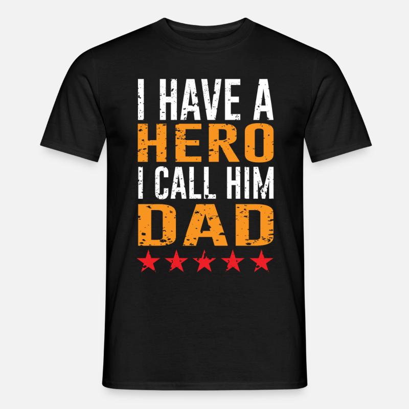 Bester Dad I Bester Papa - Männer T-Shirt - Schwarz