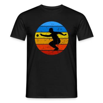 Boule Petanque Boccia Boule Player Boules Ball - Men's T-Shirt - black - Front - AI Model Male 178 light (178cm)
