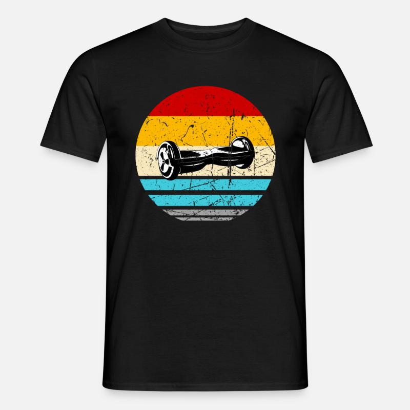 Hoverboard E-Board Skateboard Hovern - Männer T-Shirt - Schwarz