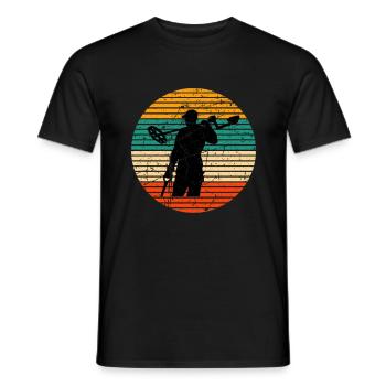 Sondeln Détecteur de métaux Sondler Chercheur de métal Trésor - T-shirt homme - noir - Devant - AI Model Male 178 light (178cm)