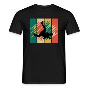 Breakdance Hip Hop Dancing Breakdancer Bboy Dance - Men's T-Shirt - black - Front - AI Model Male 178 light (178cm)