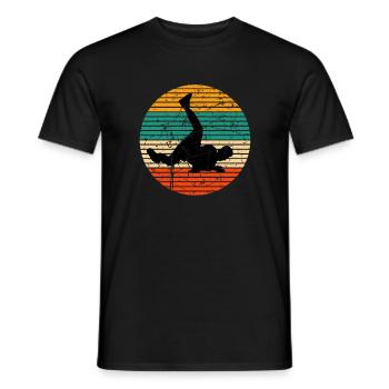 Breakdance Hip Hop Dancing Breakdancer Bboy Dance - Men's T-Shirt - black - Front - AI Model Male 178 light (178cm)