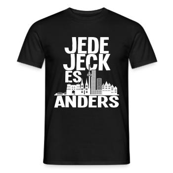 Köln Sprüche Kölsch Heimatliebe Veedel - Männer T-Shirt - Schwarz - Vorne - AI Model Male 178 light (178cm)
