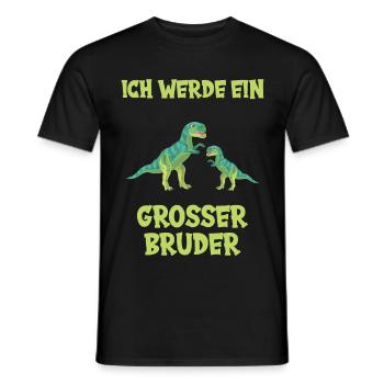 Ich werde großer Bruder - Männer T-Shirt - Schwarz - Vorne - AI Model Male 178 light (178cm)