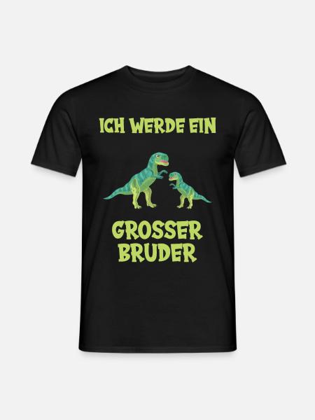 Ich werde großer Bruder - Männer T-Shirt - Schwarz