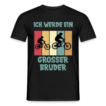 Ich werde großer Bruder - Männer T-Shirt - Schwarz - Vorne - AI Model Male 178 light (178cm)